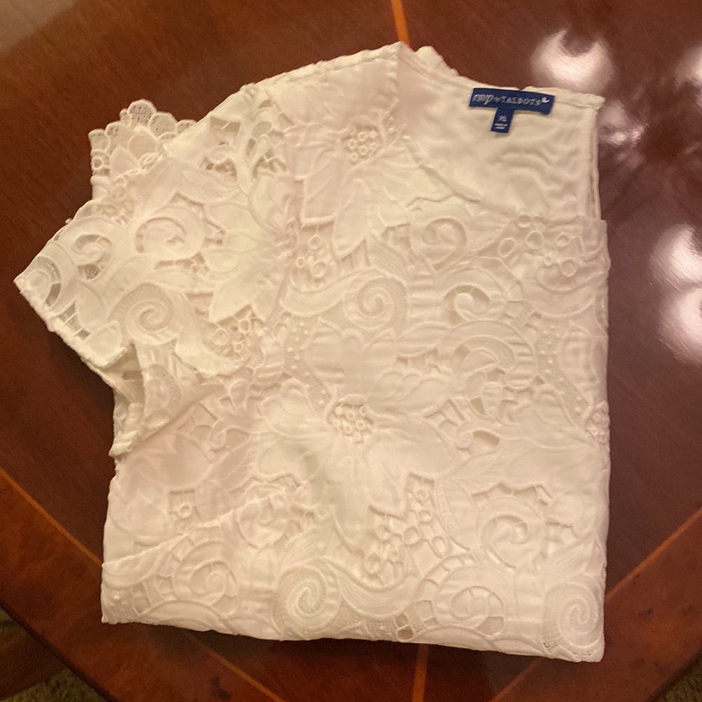 Lacy blouse by Talbots